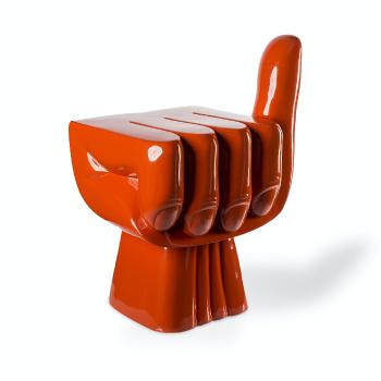 Tabouret Poing Corail