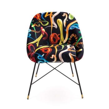 Chaise velours snakes