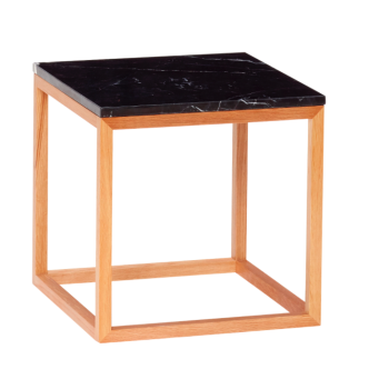 Table bois et marbre