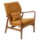 Fauteuil peggy fabric smooth Couleur : Ocre