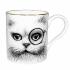 Mug chat au monocle